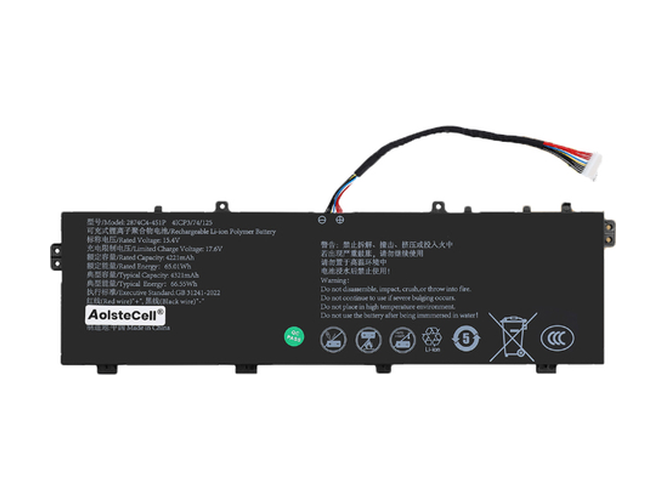 Μπαταρία για AolsteCell 2874C4-4S1P